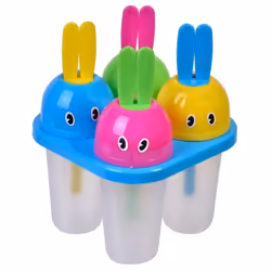 Moules à Glace - Non spécifié - Lot de 4 - Forme de Lapin - Réutilisables - Démoulage Facile