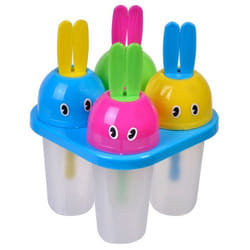 Moules à Glace - Non spécifié - Lot de 4 - Forme de Lapin - Réutilisables - Démoulage Facile