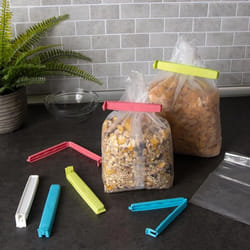Clips de Fermeture Alimentaires (x18) – Réutilisables Hermétiques et Colorés