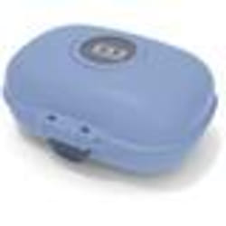 MONBENTO - Boîte à Goûter Snack Box Hermétique - Idéal Pour Ecole ou Parc - MB Gram bleu Infinity