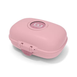 MONBENTO - Boîte à Goûter Snack Box Hermétique - Idéal Pour Ecole ou Parc - MB Gram rose Blush