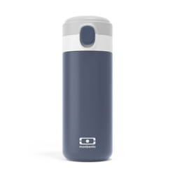 MONBENTO - Gourde Isotherme - Petite Gourde Hermétique 360ml - Garde au Chaud/Froid jusquà 12h - MB Pop Bleu Infinity
