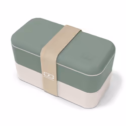 Bento box - MONBENTO - MB Original - 2 Compartiments - Vert Natural - Made In France