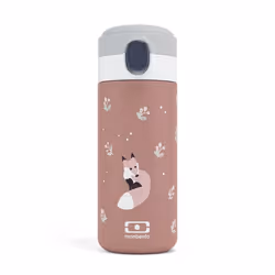 MONBENTO - Gourde Isotherme - Petite Gourde Hermétique 360ml - Garde au Chaud/Froid jusquà 12h - MB Pop cannelle Fox
