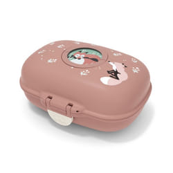 MONBENTO - Boîte à Goûter Snack Box Hermétique - Idéal Pour Ecole ou Parc - MB Gram cannelle Fox