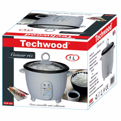 Techwood TCR-102 cuiseur à riz 1 L 400 W Blanc