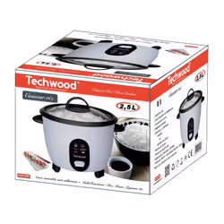 Techwood TCR-256 cuiseur à riz 2,5 L 850 W Blanc - Vue supplémentaire 2