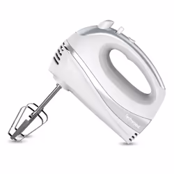 Techwood TMM-8001, Batteur à main, Argent, Blanc, Mélange, 200 W, 220-240 V, 50 - 60 Hz