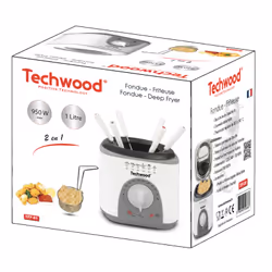 Techwood TFF-81 Friteuse 1L 950W Blanc - Vue supplémentaire 7