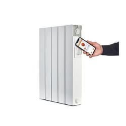 Autres Radiateur Électrique Connecté À Inertie Sèche 1000 W Univ'r Chauffage Eden Blanc