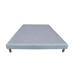 Sommier tapissier a lattes blanc 140x190cm