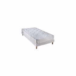 Ensemble matelas + sommier pour couchage 90x190cm Une bonne nuit passe par une bonne literie. Cet ensemble matelas + sommier  ...