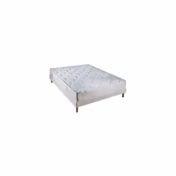 Ensemble matelas + sommier pour couchage 140x190cm L'ensemble matelas + sommier latex est l'idéal pour une literie. Confort a ...