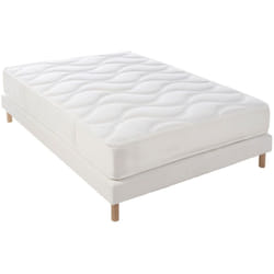 Ensemble Matelas latex special confort ep18/19cm 140x190cm + Som