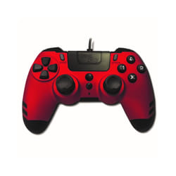 Steelplay Metaltech Noir, Rouge Manette de jeu Analogique/Numérique PC, PlayStation 4, Playstation 3