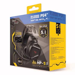 Steelplay HP51 Noir, Rouge - Vue supplémentaire 5