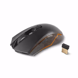 Lexip Souris Sans Fil - Ar18 Aero Speed - Eu (PC), Droitier, Optique, RF Wireless + USB Type-A, 4800 DPI, Noir