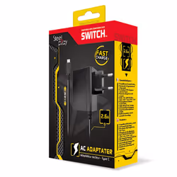 Steelplay JVASWI00026 chargeur d'appareils mobiles Consoles portables Noir Secteur Intérieure