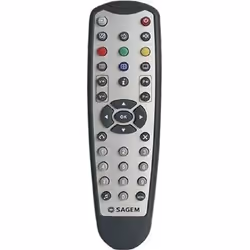 Télécommande TNTSAT et TNT Sagem - ISD91HD / DS86HD / DS87HD - Télécommande simple - Noir