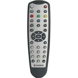 Télécommande TNTSAT et TNT Sagem - ISD91HD / DS86HD / DS87HD - Télécommande simple - Noir