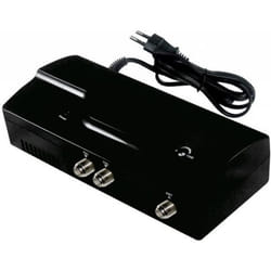 Amplificateur terrestre TNT - HD-LINE - 2 voies - UHF + VHF - Gain 25dB - Installation facile