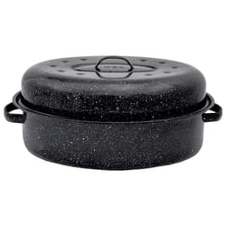 GraniteWare EFFDA46 casserole à sauce Ovale Noir