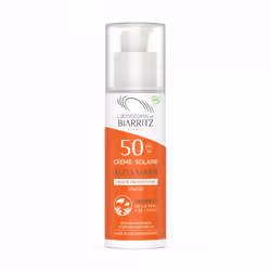 Laboratoires de Biarritz Organic SPF50 Face Sun Cream, 50 ml, Crème d’écran solaire, Visage, Bouteille, Hydratant, Protection ...