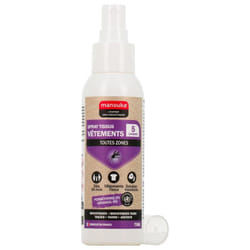 Manouka Spray Insecticide Vêtements Tissus Toutes Zones 75 ml
