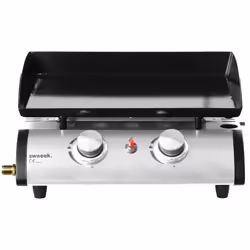 Toute la façade de cette plancha est en acier inoxydable, apportant style et durabilité. Les deux diffuseurs de flamme en Ino ...