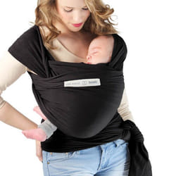 LOVE RADIUS - Echarpe de portage Basic Bio 0-9m Presque Noir