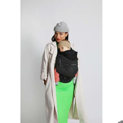 LOVE RADIUS - Porte-bébé Hoodie Carrier 2 Black forest