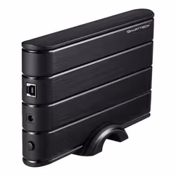 Smartteck B35932-BK, Boîtier HDD, 3.5", SATA, Série ATA II, Connectivité USB, Noir