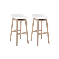 Lot de tabourets de bar en bois 65cm RIVA