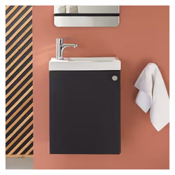 Meuble lave-mains AVA Noir carbone