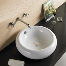 Rue Du Bain - Vasque pour salle de bain Galet - Céramique - 43 cm - Ove