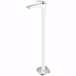 Robinet Lavabo Blanc sur pied, tout en laiton haute qualité pouvant se monter en îlot. Composition du Mitigeur Haut Vasque :  ...