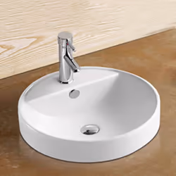 La Vasque Contemporaine Ego en céramique est semi encastrable. De forme ronde et de couleur blanche, cette vasque apportera à ...