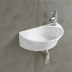 Rue Du Bain - Lave main Ovale - Céramique - 40x29 cm - Elipse