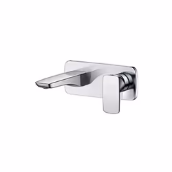 Robinet Mitigeur salle de bain mono commande 2 trous lavabo haute qualité tout en laiton finition chromé à monter avec une bo ...