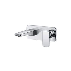 Robinet mitigeur lavabo mural - Chromé - Concep't