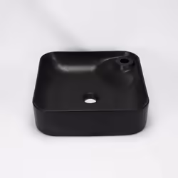 Chic et tendance, cette vasque pour salle de bain carrée en céramique noire mat sera l'élément moderne de votre salle de bain ...