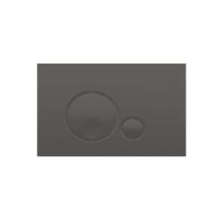 Plaque de déclenchement globe noire pour bâti-support Regiplast