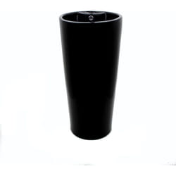 Rue Du Bain - Lave Main Totem Cylindre - Céramique Noir - 39X83 cm - Star
