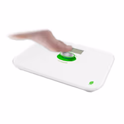 Little Balance 8154, Pèse-personne électronique, 180 kg, 100 g, Vert, Blanc, Rectangle, Verre