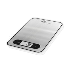 Little Balance 8169 escabeaux de cuisine Acier inoxydable Comptoir Rectangle Balance de ménage électronique