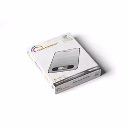 Little Balance 8169 escabeaux de cuisine Acier inoxydable Comptoir Rectangle Balance de ménage électronique