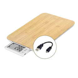 Little Balance 8231 Rectangle Bambou Pèse-personne électronique