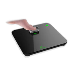 Little Balance Kinetic Premium Carré Noir Pèse-personne électronique