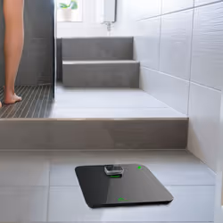 Little Balance Kinetic Premium Carré Noir Pèse-personne électronique