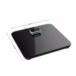 Little Balance Kinetic Premium Carré Noir Pèse-personne électronique